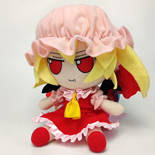 20 cm Anime Fumo Plüsch Stofftier, Cosplay Puppe Plushie Figur Weiche Kissen Puppe Kindergeburtstag Halloween Flandre Scarlet von JunziWing