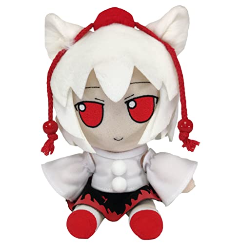20 cm Anime Fumo Plüsch Stofftier, Cosplay Puppe Plushie Figur Weiche Kissen Puppe Kindergeburtstag Halloween Inubashiri Momizi von JunziWing