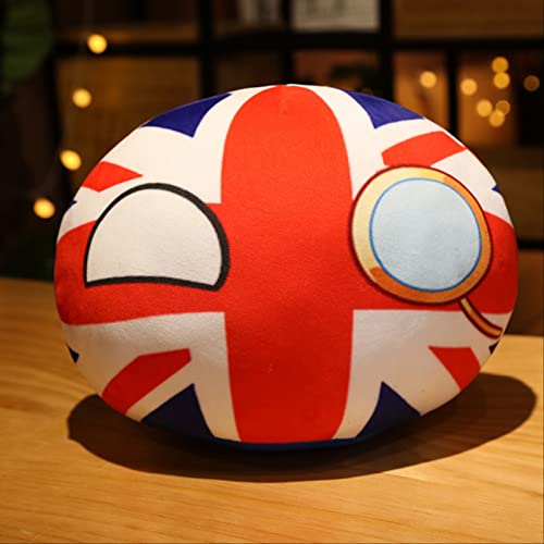 JunziWing Anime Polandball Country Ball Plüschtier, Countryball Frankreich Uk Stoffpuppe, Baby Kind 30Cm Großbritannien JunziWing Anime Polandball Country Ball Plüschtier, Countryball Frankreich Uk Stoffpuppe, Baby Kind 30Cm Großbritannien von JunziWing