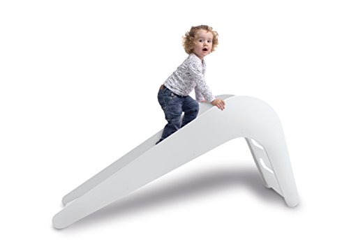 Jupiduu Kinderrutsche – Die Royale Indoor Holzrutsche fürs Wohn- & Kinderzimmer in Weiß. Das Original! Ideal für Kinder von 1,5 – 4 Jahren von Jupiduu