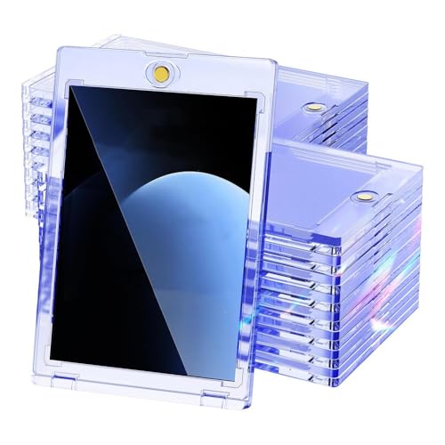 Juqoyue 20er-Pack Magnetische Kartenhalter, 35PT-Kartenhüllen für Sammelkarten, Baseball-Kartenhalter, Kartenschutz, Football-Kartenhülle von Juqoyue