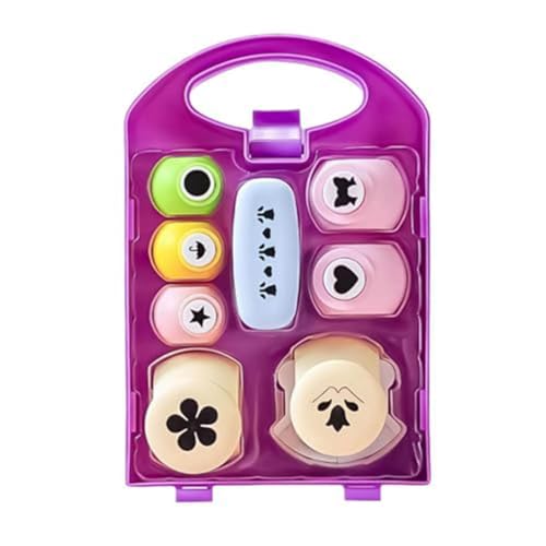 Juqoyue DIY-Locher-Bastelset, Bastel-Locher-Formen-Set, Locher für Kinder, Formausstecher zum Basteln, 1er-Set von Juqoyue