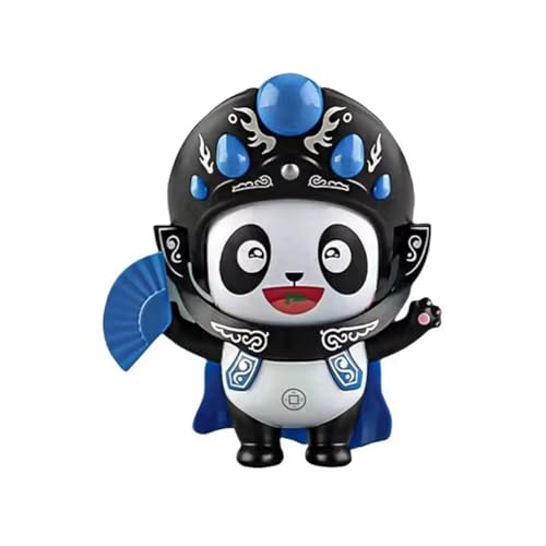 Juqoyue Gesichtsverändernde Puppe Sichuan-Oper Gesichtsverändernde Puppe Traditionelle Kulturelle Ornamente Büro-Schreibtisch-Dekoration Blau von Juqoyue