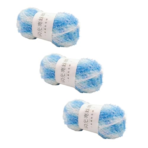 Juqoyue Mehrfarbiges Glasgarn, Handgewebtes DIY-Puppengarn, Goldgarn, Geflochtenes Helles Garn A Juqoyue Mehrfarbiges Glasgarn, Handgewebtes DIY-Puppengarn, Goldgarn, Geflochtenes Helles Garn A von Juqoyue
