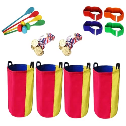 Juqoyue Neues Spiel: Kartoffelsackrennen, Spiel: Kartoffelsackrennen, 3-Bein-Rennen, Geeignet für Erwachsene, Familien, Rasen und, Tagesspiel Juqoyue Neues Spiel: Kartoffelsackrennen, Spiel: Kartoffelsackrennen, 3-Bein-Rennen, Geeignet für Erwachsene, Familien, Rasen und, Tagesspiel von Juqoyue