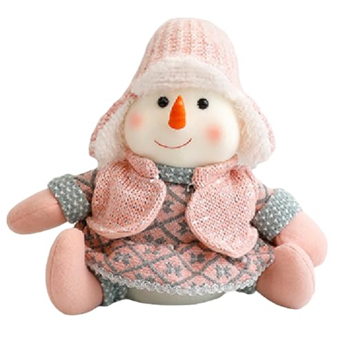 Juqoyue Weihnachtsrosa Ornamente Süße Puppe Weihnachtsgesichtslose Puppe Cartoon Dreidimensionale Kleine Ornamente B von Juqoyue