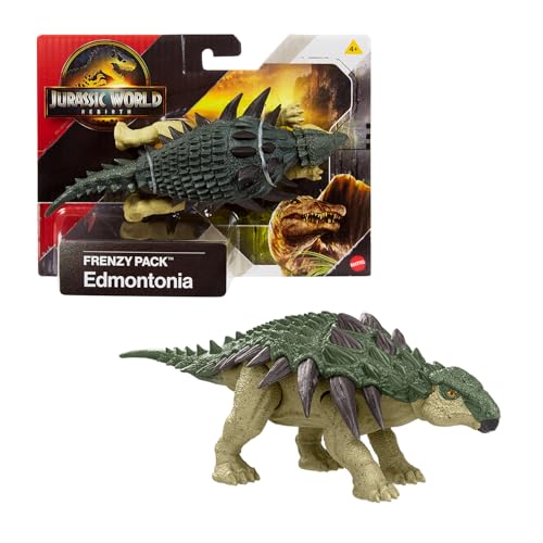Jurassic World Rebirth – Frenzy Pack – Figur mit Gelenken, 15 cm Edmontonia Jurassic World Rebirth – Frenzy Pack – Figur mit Gelenken, 15 cm Edmontonia von Jurassic Park