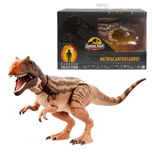 Mattel JURASSIC WORLD Metriacanthosaurus - Sammeldinosaurier mit 17 Bewegungspunkten und detailreichem Design, 30-jähriges Jubiläum von Jurassic Park, für Kinder ab 8 Jahren, HLT26 von Mattel
