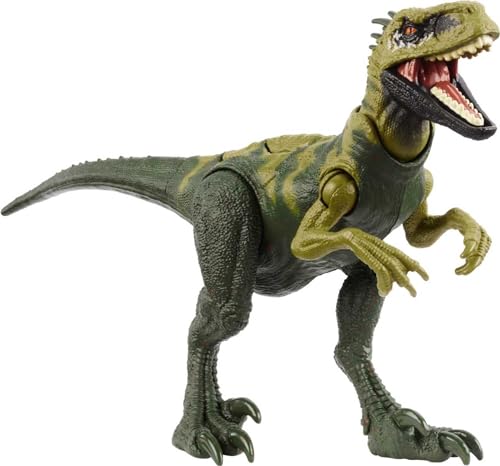 Jurassic World HLN69 Angriff Biss Spielzeug Dinosaurier für Kinder ab 4 Jahren von Jurassic World