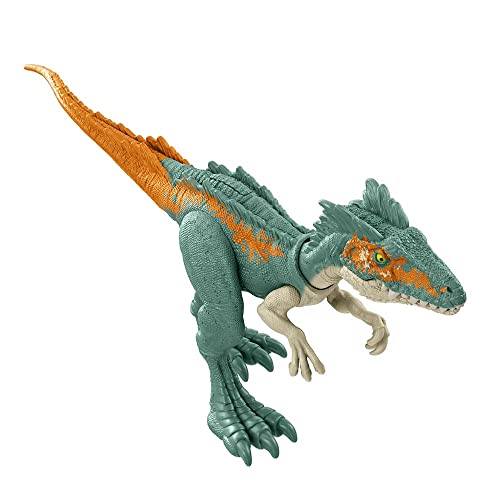 Jurassic World Dominion Dinosaurier "Moros Intrepidus" - Dinosaurier für Kinder 18 cm Neuheit Pack Bestial - Dinosaurier Spielzeug HDX22 - mehrfarbig von Jurassic World