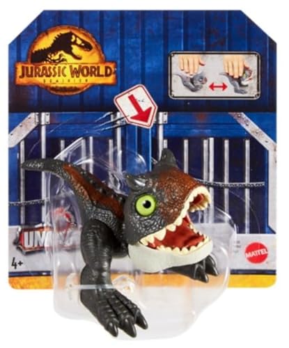 Jurassic World Dominion Uncaged Wild Pop Ups Dinosaurier Spielzeug Sammelfiguren Manuell Aktiviert (Carnotaurus) von Jurassic World