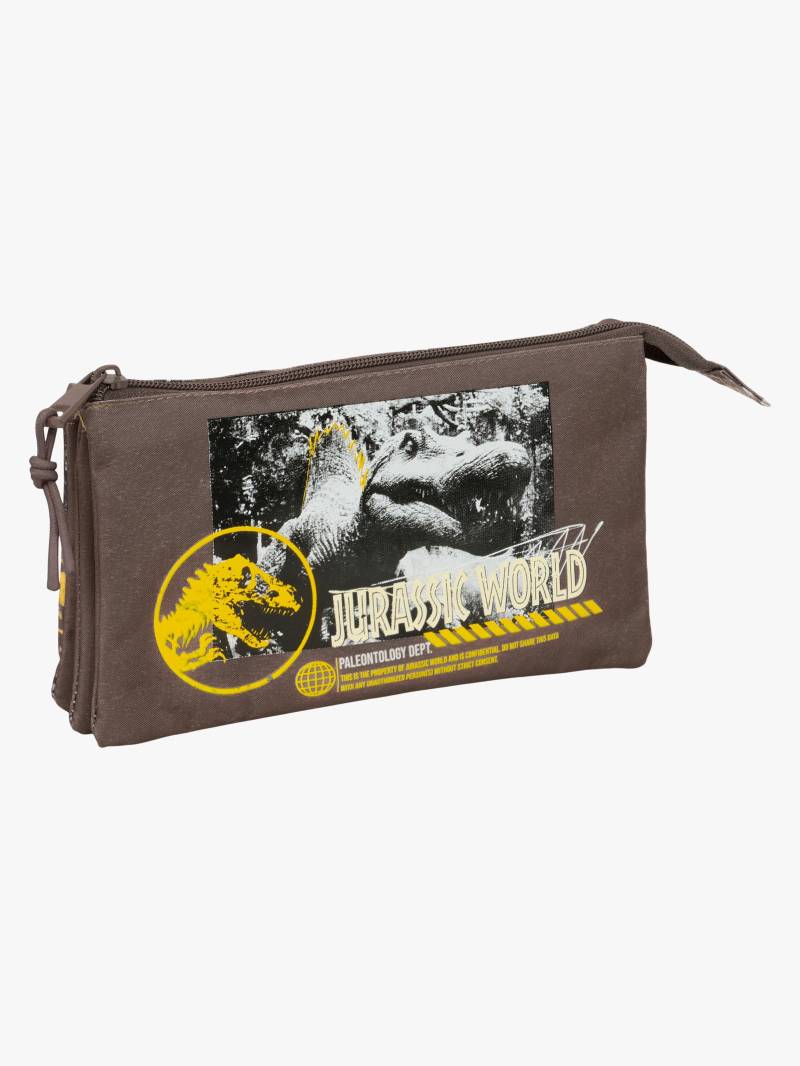 Jurassic World Dreifach-Federmäppchen, Braun von Jurassic World