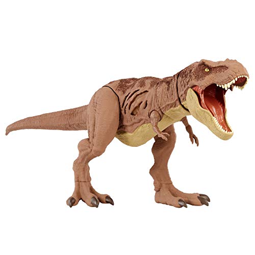 Jurassic World GWN26 - "Extreme Damage" T-Rex Dinosaurier Spielzeug, Tyrannosaurus Rex, Dinosaurier Spielzeug ab 4 Jahren von Jurassic World