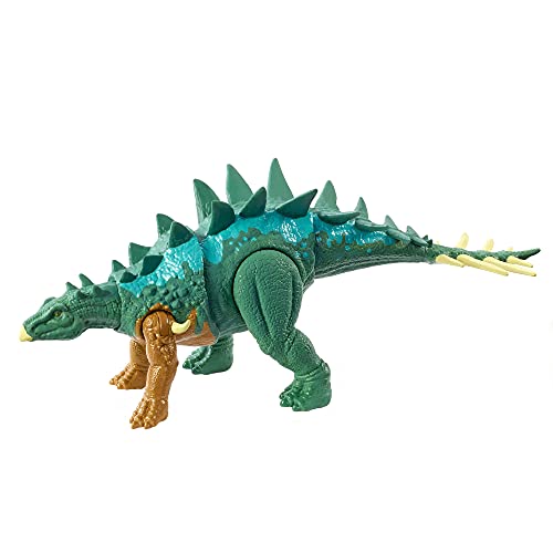 Jurassic World HBY69 - Dino-Angriff Chialingosaurus Dinosaurier-Actionfigur mit beweglichen Gelenken, Dinosaurier Spielzeug ab 4 Jahren von Jurassic World