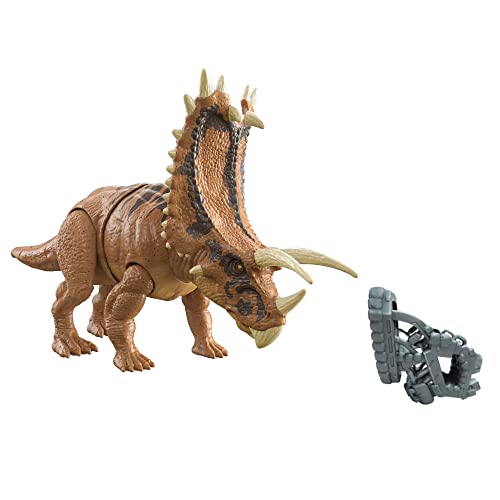 Jurassic World HCM05 - Mega-Zerstörer Dinosaurier-Actionfigur Pentaceratops, Dinosaurier Spielzeug für Kinder ab 4 Jahren Jurassic World HCM05 - Mega-Zerstörer Dinosaurier-Actionfigur Pentaceratops, Dinosaurier Spielzeug für Kinder ab 4 Jahren von Mattel