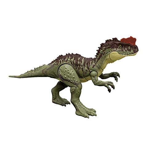 Jurassic World HDX49 - „Ein neues Zeitalter“ Massive Action Dinosaurier-Figuren, Fleischfresser, mit Angriffsbewegungen und erweiterter Beweglichkeit, Dinosaurier Spielzeug für Kinder ab 4 Jahren von Jurassic World