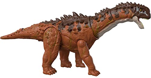 Mattel Jurassic World: Ein neues Zeitalter Massive Action Ampelosaurus Dinosaurier Actionfigur mit Bewegung und Geräuschen, Spielzeug mit physischem und digitalem Spielspaß HDX50 von Mattel