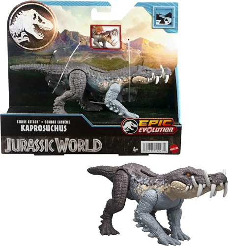 Jurassic World Kaprosuchus Angriffs-Dinosaurier für Kinder ab 4 Jahren von Jurassic World
