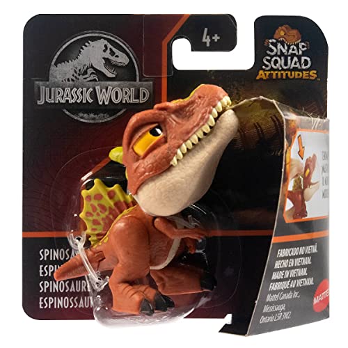 Jurassic World Snap Squad Attitudes Dinosaurier Spinosaurus Figur von Jurassic World