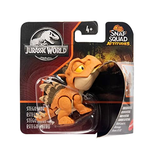 Jurassic World Snap Squad Attitudes Stegosaurus Dinosaurier Figur von Jurassic World
