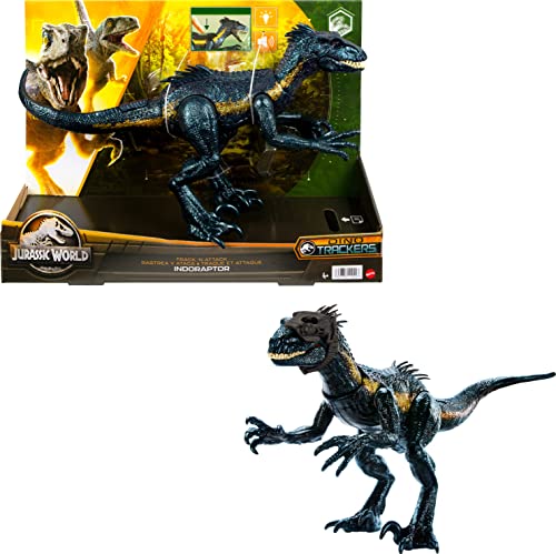 Jurassic World Toys HKY11 Jurassic World Track 'n Attack Indoraptor Dinosaurier Klassische Universen, Mehrfarbig von Jurassic World