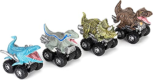 Jurassic World Zoom Riders, 4er-Set von Jurassic World