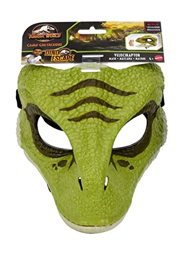 Jurassic world Velociraptor Maske Grün von Jurrasic World
