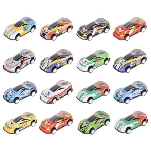 JurciCat 16 Stück Auto Spielzeug Spielzeugauto spielzeugautos Kleine Autos Für Kinder Bestes Geburtstagsgeschenk von JurciCat