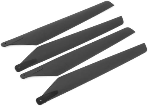 Juroicessry 1 Set schwarze Hauptblätter für Esky LAMA V3 V4/Walkera 5#4 5-8 RC Hubschrauber für Apache AH6 Hobby RC Hubschrauber von Juroicessry