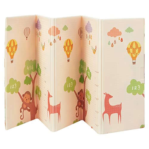 Juskys Kinder Spielmatte Jakob 180x200 cm Tiere - XXL Matte für Babys - Schaumstoff Spielteppich faltbar, Soft & wendbar - Boden - Krabbelmatte Beige Juskys Kinder Spielmatte Jakob 180x200 cm Tiere - XXL Matte für Babys - Schaumstoff Spielteppich faltbar, Soft & wendbar - Boden - Krabbelmatte Beige von Juskys