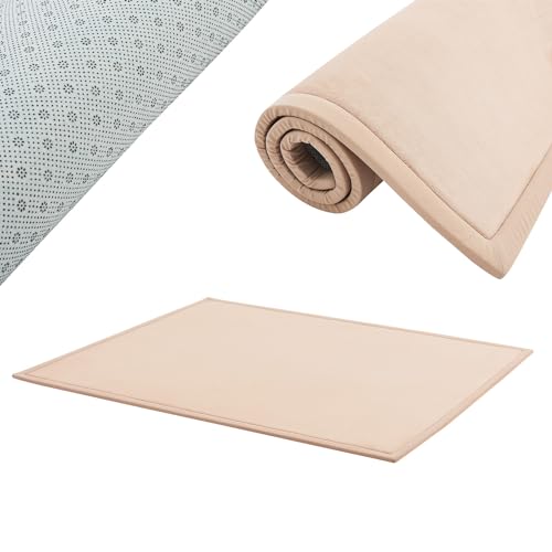 Juskys Krabbelmatte Spielmatte Krabbeldecke 220x180cm Samtmatte Teppich für Kind, Baby, Yoga - rutschfest, weich Kinderteppich Spielteppich in Beige Juskys Krabbelmatte Spielmatte Krabbeldecke 220x180cm Samtmatte Teppich für Kind, Baby, Yoga - rutschfest, weich Kinderteppich Spielteppich in Beige von Juskys