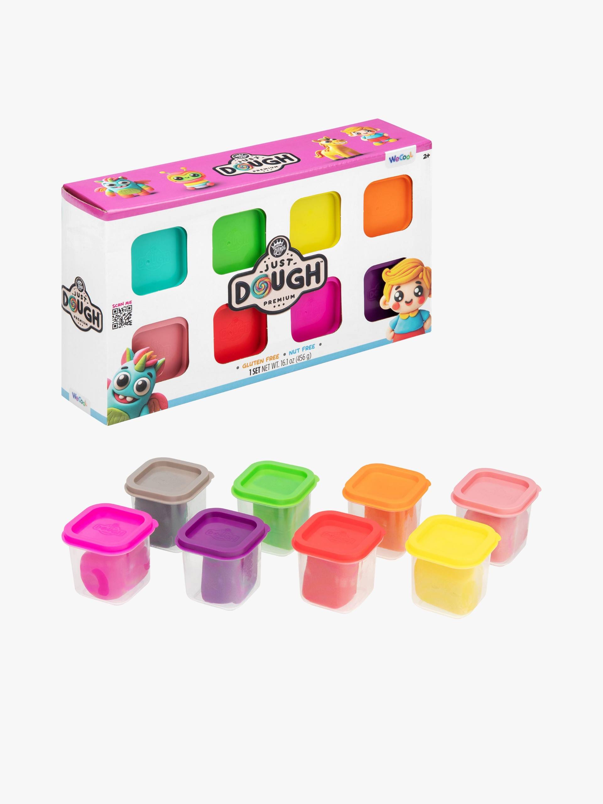 Just Dough Modelliermasse 71 g, 8er-Pack Just Dough Modelliermasse 71 g, 8er-Pack von Just Dough