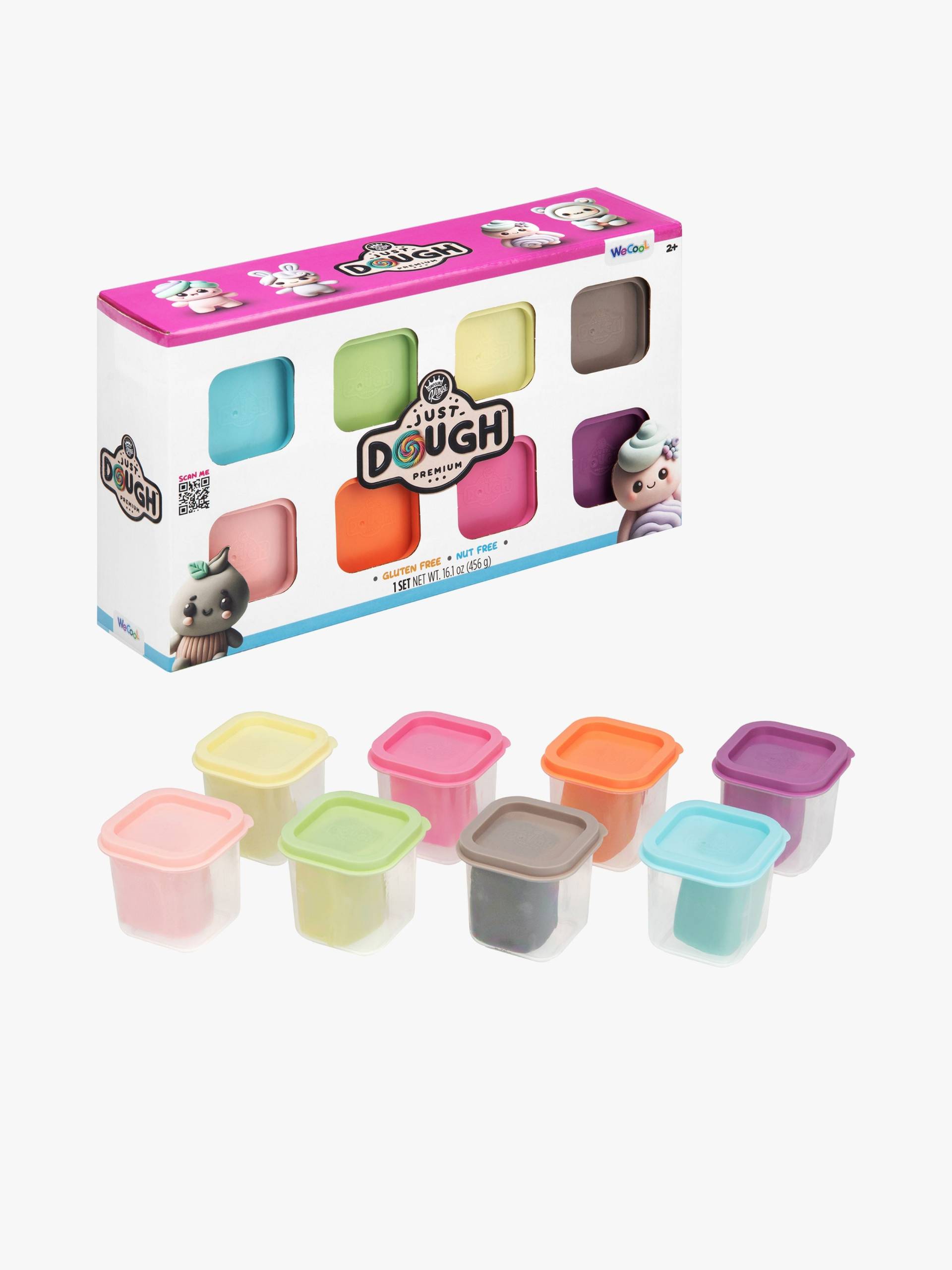 Just Dough Modelliermasse Pastell 71 g, 8er-Pack Just Dough Modelliermasse Pastell 71 g, 8er-Pack von Just Dough