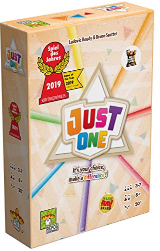 Repos Production , Just One , Party Game , Ages 8+ , 3-7 Players , 20 Minute Playing Time - Englische Sprache von Repos Production