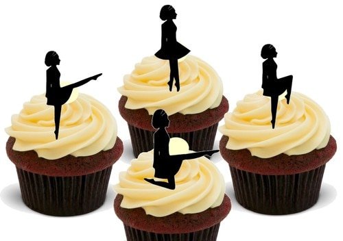 Irische Tänzer Silhouette Mix - 12 essbare hochwertige stehende Waffeln Karte Kuchen Toppers Dekorationen, Irish Dancer Silhouette Mix - 12 Edible Stand Up Premium Wafer Card Cake Toppers Decorations Irische Tänzer Silhouette Mix - 12 essbare hochwertige stehende Waffeln Karte Kuchen Toppers Dekorationen, Irish Dancer Silhouette Mix - 12 Edible Stand Up Premium Wafer Card Cake Toppers Decorations von Just Party Supplies