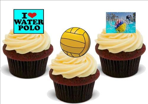 Wasserball Mix – 12 essbare hochwertige stehende Waffeln Karte Kuchen Toppers Dekorationen, Water Polo Mix - 12 Edible Stand Up Premium Wafer Card Cake Toppers Decorations Wasserball Mix – 12 essbare hochwertige stehende Waffeln Karte Kuchen Toppers Dekorationen, Water Polo Mix - 12 Edible Stand Up Premium Wafer Card Cake Toppers Decorations von Just Party Supplies