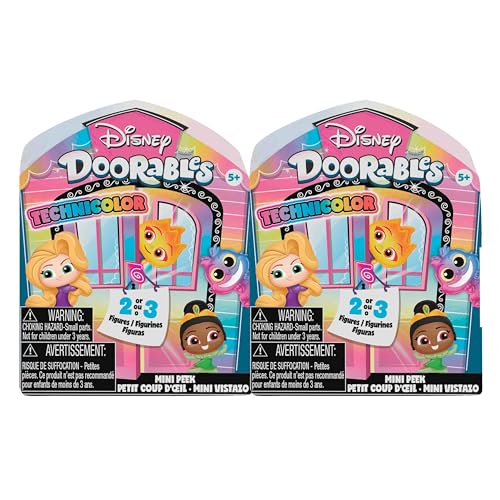 Disney Doorables Mini Peek Technicolor Takeover 2-Pack, 1.5-inch Collectible Figures, Kids Toys for Ages 5 Up by Just Play Disney Doorables Mini Peek Technicolor Takeover 2-Pack, 1.5-inch Collectible Figures, Kids Toys for Ages 5 Up by Just Play von Just Play