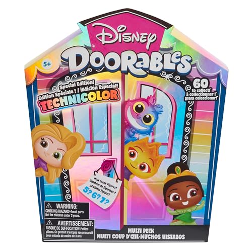Disney Doorables Multi Peek Technicolor Takeover, 3,8 cm große Sammelfiguren, 5–7 Stück, Kinderspielzeug ab 5 Jahren von Just Play, 24.99 von Just Play