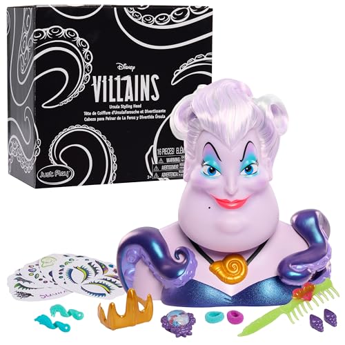 Disney Princess 87163 Just Play Deluxe Villain Styling Head Ursula, Mehrfarbig von Just Play