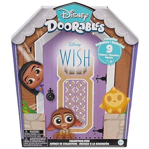 Disney Doorables New Wish Collector Peek, Überraschungspackung für Sammler, 3,8 cm große Exklusive Figuren, Kinderspielzeug ab 5 Jahren von Just Play von Disney Doorables