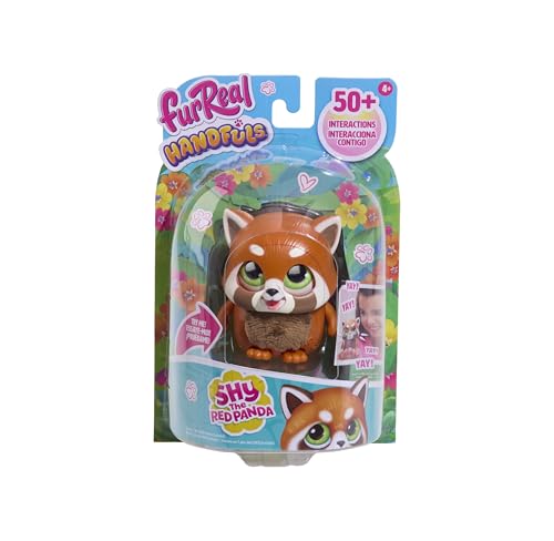 Just Play furReal Handfuls – Shy, der Rote Panda, 8,9 cm großes, interaktives Spielzeug für Jungen, Mädchen und Kinder ab 4 Jahren von Just Play