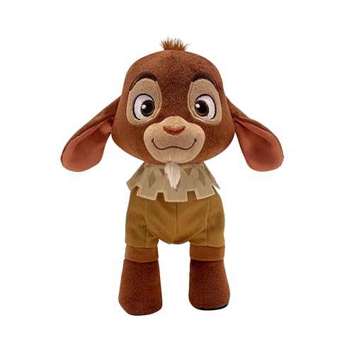 Disney Wish Walk 'n Talk Valentino Fainting Goat Plüschziege, 28 cm, Kuscheltier, Soundeffekte und Bewegungen, Kinderspielzeug ab 3 Jahren von Just Play von Just Play