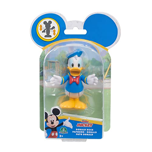 Just Play Disney Junior Mickey Mouse bewegliche Sammelfigur 1-Pack Classic Donald 5cm, ab 3 Jahren von Just Play