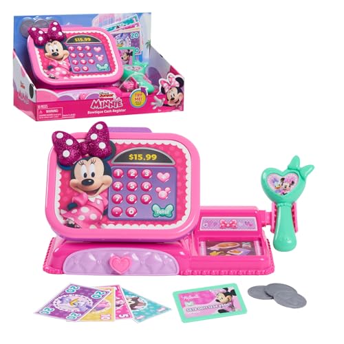 Just Play 89929 Minnie Mouse Disney Junior Bowtique Registrierkasse, zum Stylen und Spielen, Mehrfarbig, 17.78 von Just Play