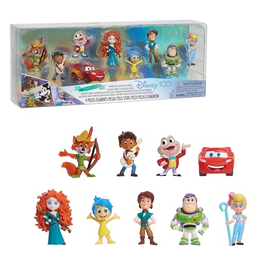 DISNEY D100 Just Play 100 Years of Spirited Adventures Limited Edition 9-teiliges offizielles Lizenz-Spielzeug für Kinder ab 3 Jahren DISNEY D100 Just Play 100 Years of Spirited Adventures Limited Edition 9-teiliges offizielles Lizenz-Spielzeug für Kinder ab 3 Jahren von Just Play