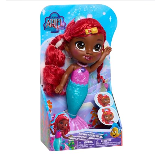 Just Play Disney Junior Atlantica Arielle-Puppe mit Zubehör, 5-teilig, 24 cm große Puppe mit rotem Haar, Kinderspielzeug ab 3 Jahren Just Play Disney Junior Atlantica Arielle-Puppe mit Zubehör, 5-teilig, 24 cm große Puppe mit rotem Haar, Kinderspielzeug ab 3 Jahren von Just Play