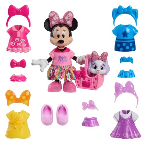 Just Play Disney Junior Minnie Mouse Glitter and Glam Haustiermoden-Set, 23-teilig, Puppe und Accessoires, Kinderspielzeug ab 3 Jahren Just Play Disney Junior Minnie Mouse Glitter and Glam Haustiermoden-Set, 23-teilig, Puppe und Accessoires, Kinderspielzeug ab 3 Jahren von Just Play