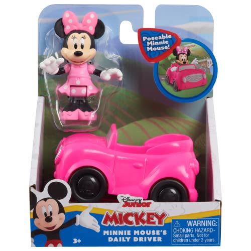 Just Play Disney Junior Minnie Mouse Spielset bestehend aus beweglicher Sammelfigur Minnie und pinkes Auto, ab 3 Jahren Just Play Disney Junior Minnie Mouse Spielset bestehend aus beweglicher Sammelfigur Minnie und pinkes Auto, ab 3 Jahren von Just Play