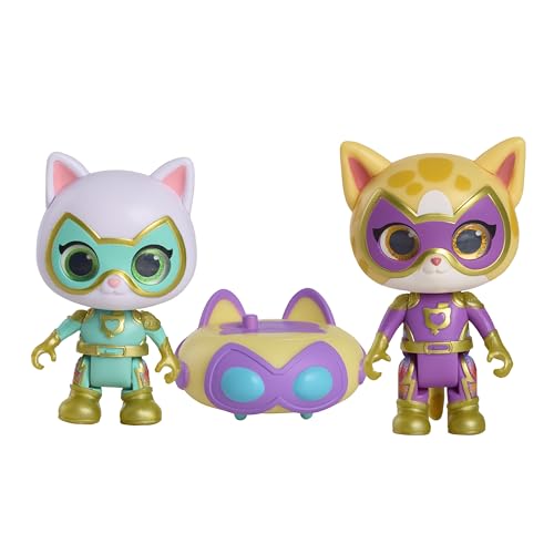 Just Play Disney Junior SuperKitties Su-Purr Charged Bitsy and Sparks Figure Set, Kids Toys for Ages 3 Up by von Just Play