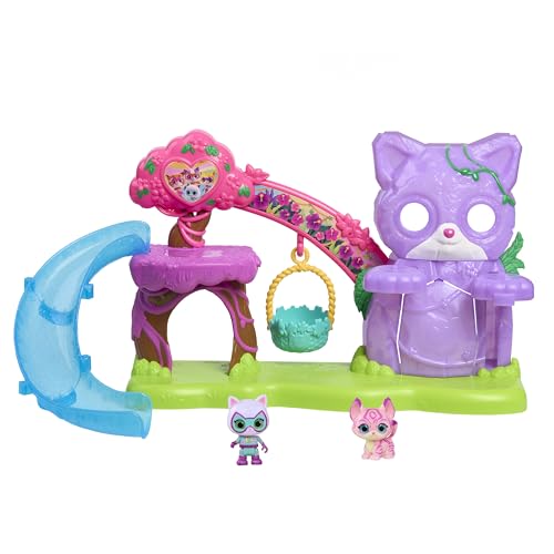 Just Play Disney Junior SuperKitties Su-Purr Wild-Spielset mit Rutsche und Schaukel, 5-teilig, 3 bewegliche Figuren, Kinderspielzeug ab 3 Jahren Just Play Disney Junior SuperKitties Su-Purr Wild-Spielset mit Rutsche und Schaukel, 5-teilig, 3 bewegliche Figuren, Kinderspielzeug ab 3 Jahren von Just Play
